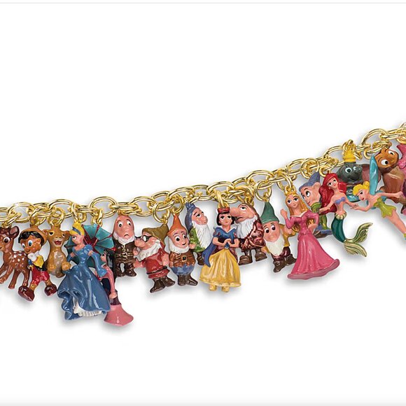 24K Gold - The Ultimate Disney Classic 37-Character Charm Bracelet - Picture 4 of 8